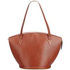 Vintage Louis Vuitton Brown Epi Saint Jacques Long Strap