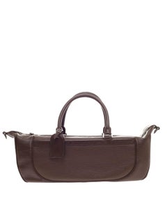 UNWORN Louis Vuitton Brown Epi Weekender Yoga Sport Bag with Monogram LV Mat Set