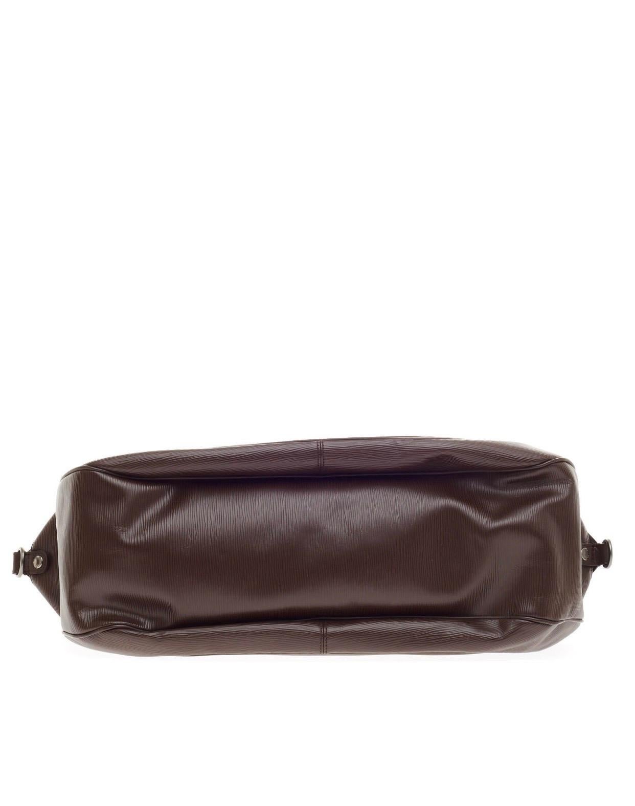 Black UNWORN Louis Vuitton Brown Epi Weekender Yoga Sport Bag with Monogram LV Mat Set