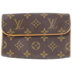 Louis Vuitton Brown Florentine Monogram Fanny Pack 14lz0629 Wallet