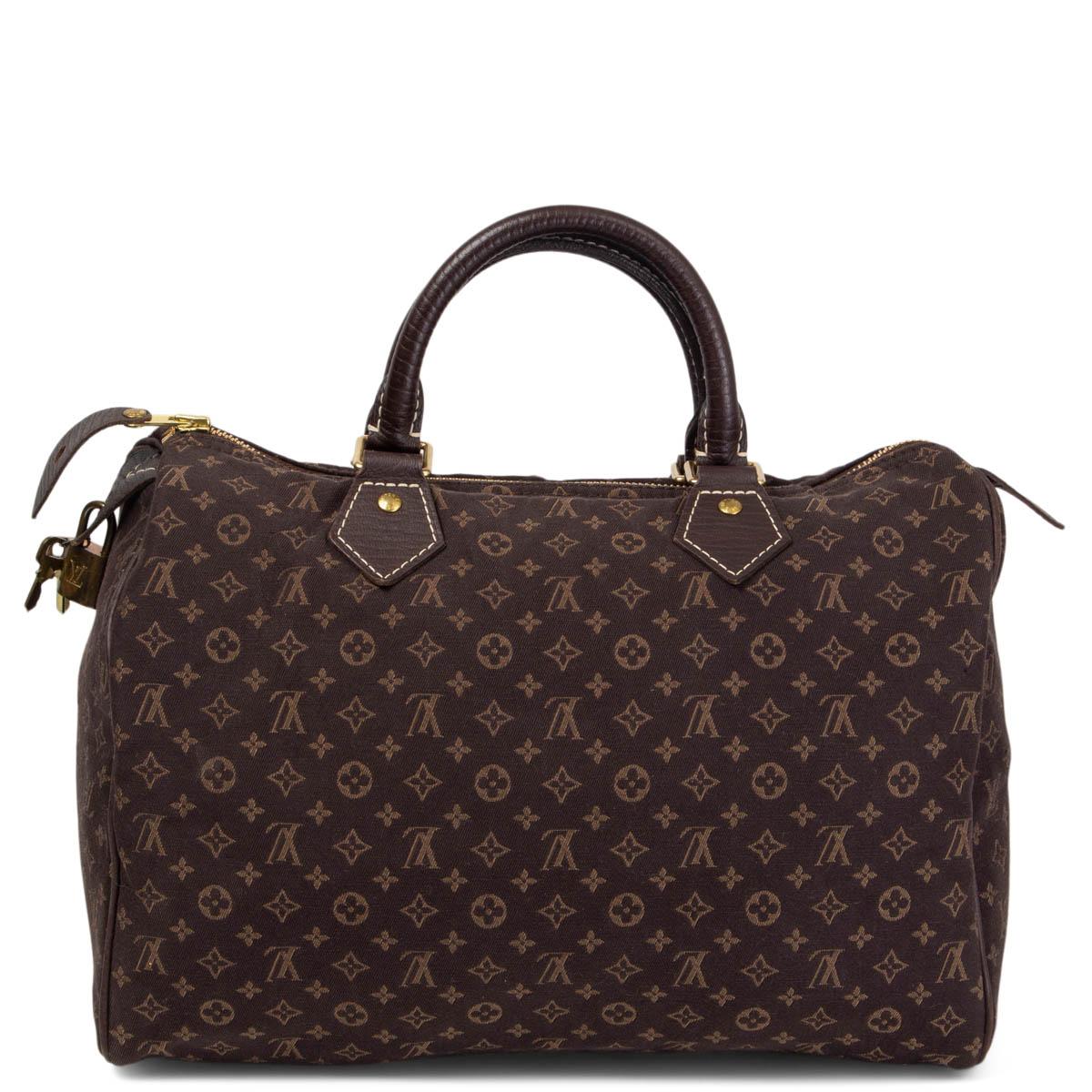 Black LOUIS VUITTON brown Fuisan Monogram Idylle SPEEDY 30 Bag