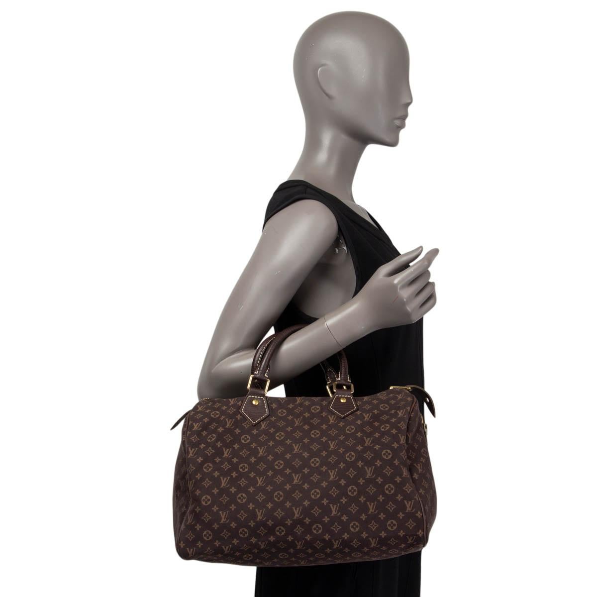 LOUIS VUITTON brown Fuisan Monogram Idylle SPEEDY 30 Bag 4