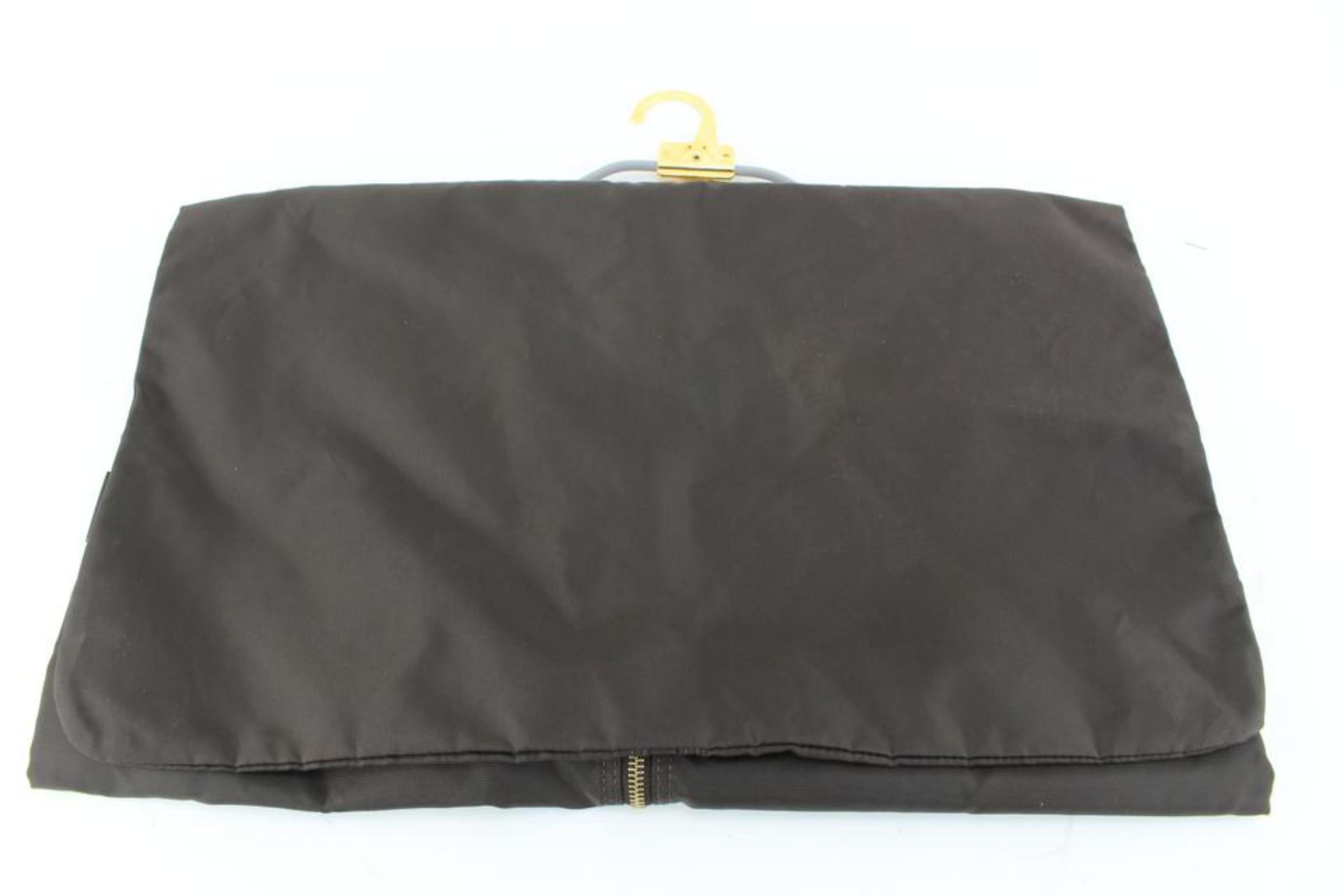 Louis Vuitton Brown Garment Bag with One Hanger 67lk84s 2