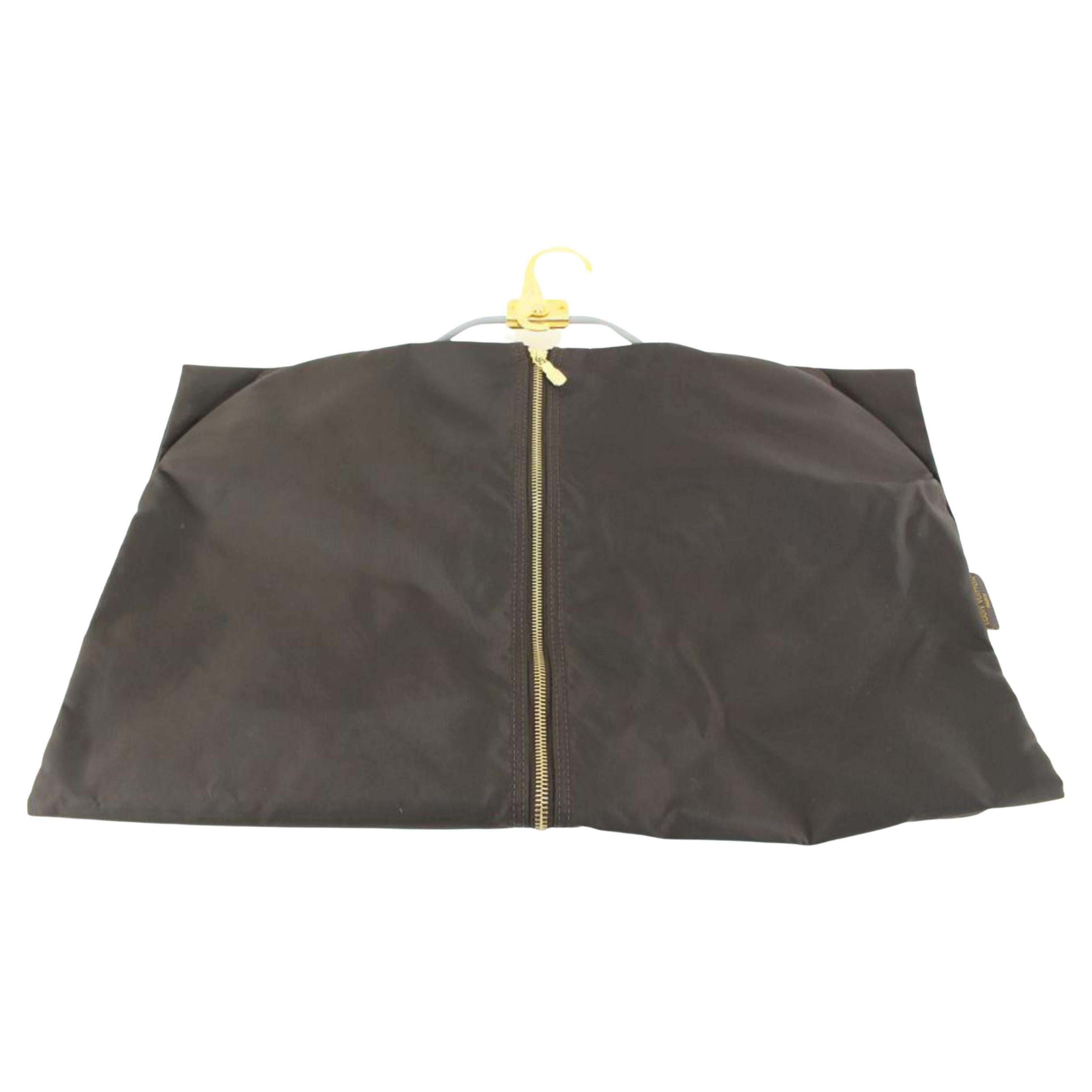 Louis Vuitton Brown Garment Bag with One Hanger 67lk84s
