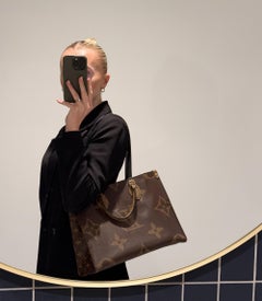 Louis Vuitton Brown Giant Monogram & Monogram Reverse Coated Canvas Onthego MM