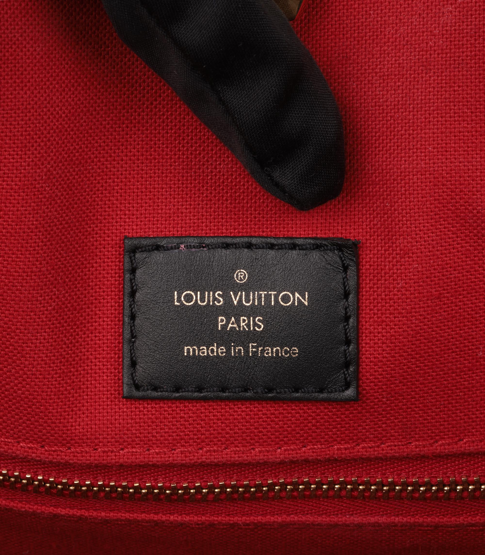 Louis Vuitton Brown Giant Monogram & Monogram Reverse Canvas Coated Onthego MM 4