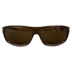 LOUIS VUITTON Brown Gold Acetate Sunglasses