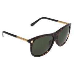 Louis Vuitton Brown Havana/ Green Z0893E Vertigo Square Sunglasses
