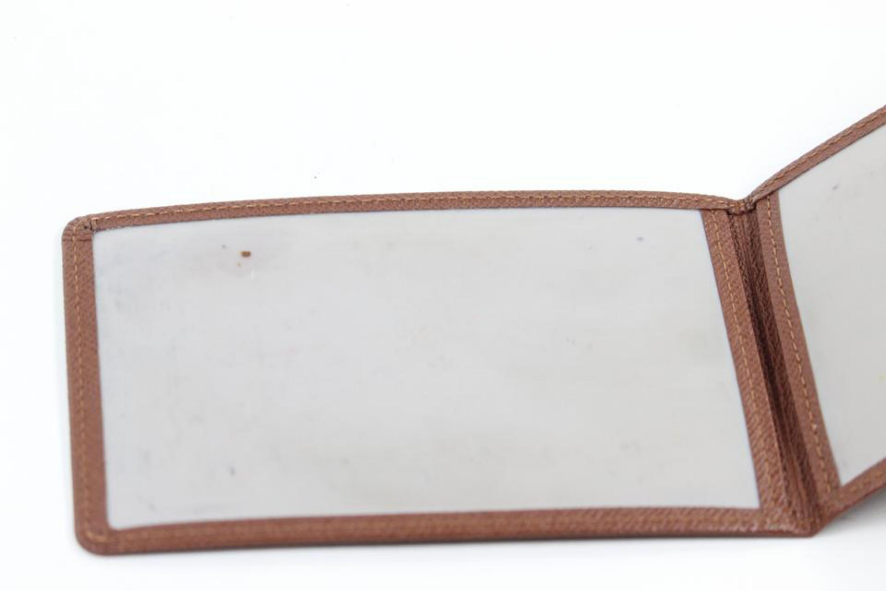 Louis Vuitton Brown ID Holder Card Wallet Insert 1LZ1104 For Sale 3