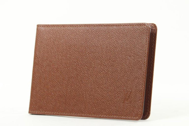 Louis Vuitton Brown ID Holder Card Wallet Insert 1LZ1104