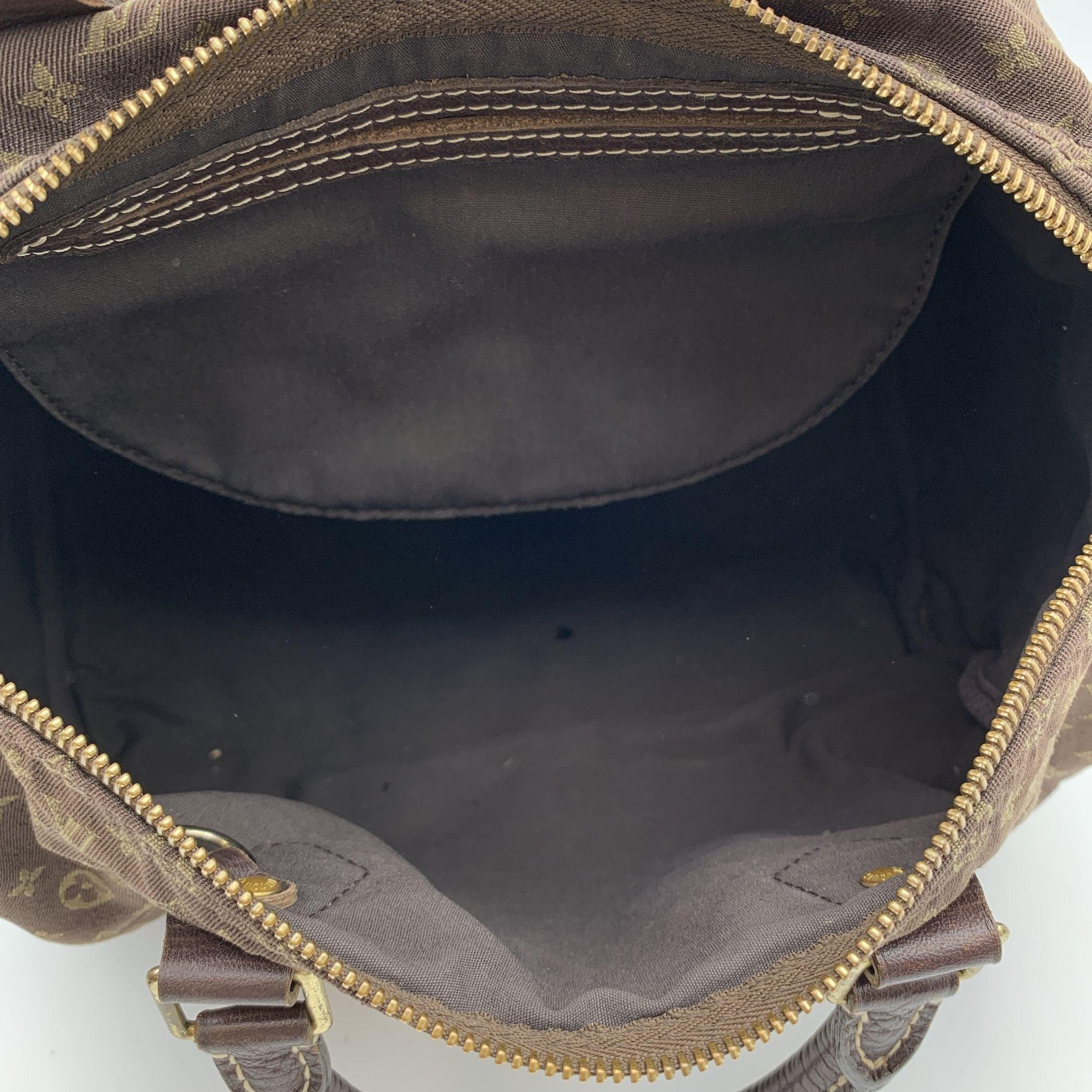 Women's Louis Vuitton Brown Idylle Monogram Mini Lin Canvas Speedy 30 Bag For Sale