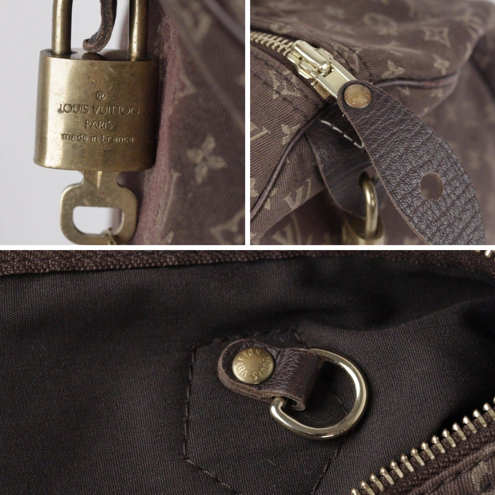 Louis Vuitton Brown Idylle Monogram Mini Lin Canvas Speedy 30 Bag For Sale 3