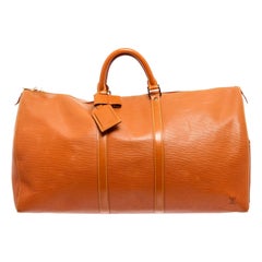 Louis Vuitton Brown Kenya Epi Leather Travel Bag