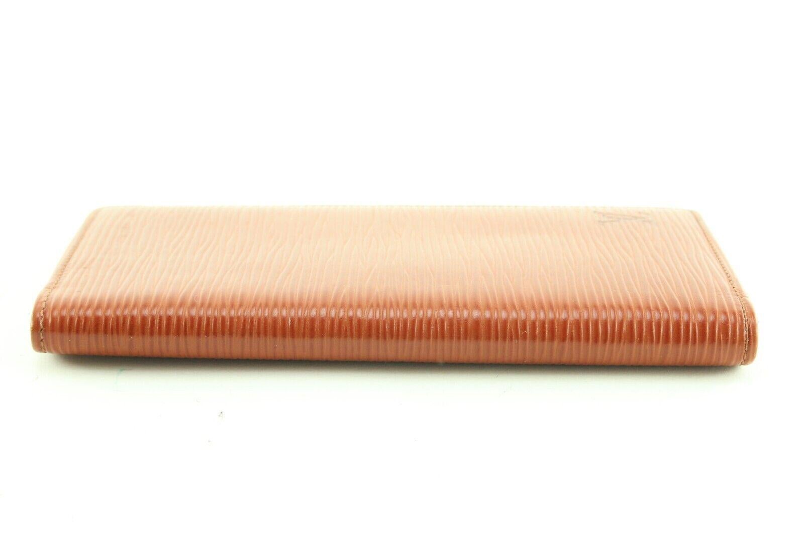 Louis Vuitton Brown Kenyan Fawn Epi Leather Long Brazza Wallet 3LV525C 1