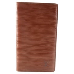 Louis Vuitton Brown Kenyan Fawn Epi Leather Long Brazza Wallet 3LV525C