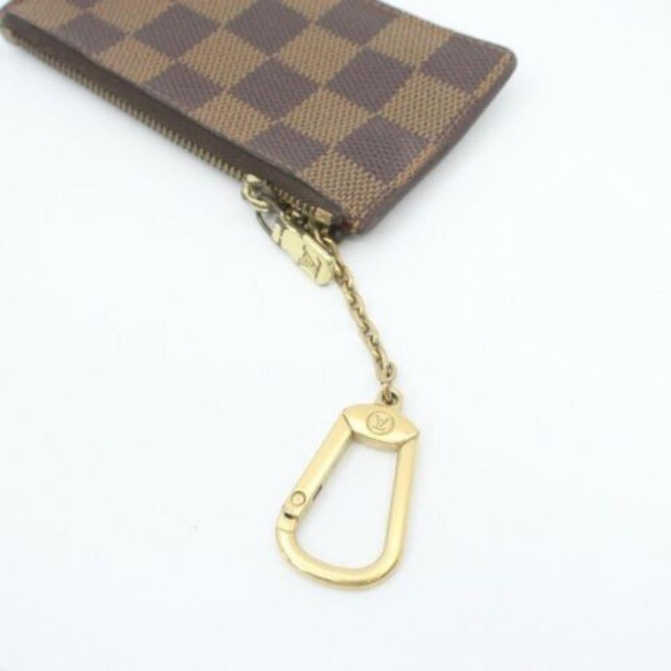 Louis Vuitton Brown Key Pouch Pochette Impossible Ultra Rare 1st Damier Ebene For Sale 4