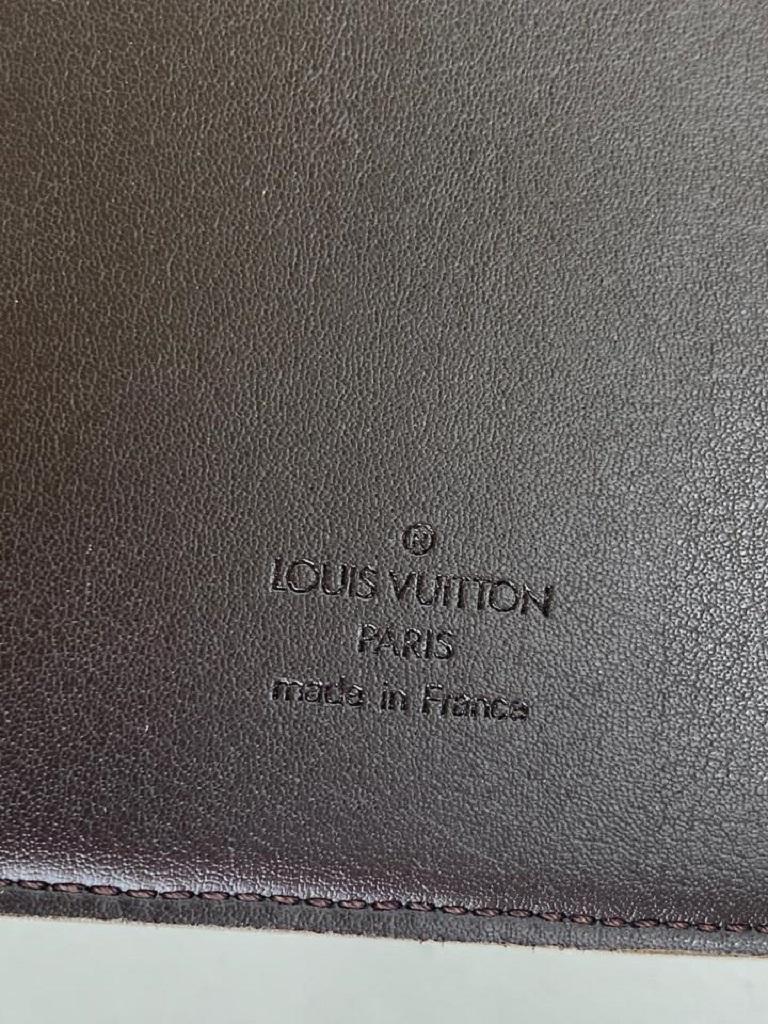 Louis Vuitton Brown Large Vanlady Journal Sketch Monogram Vernis Copper Bronze N In Good Condition For Sale In Dix hills, NY