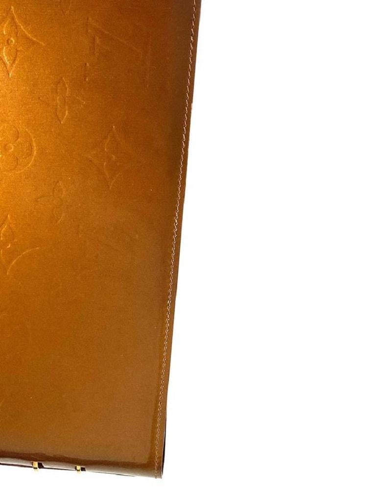 Women's Louis Vuitton Brown Large Vanlady Journal Sketch Monogram Vernis Copper Bronze N For Sale