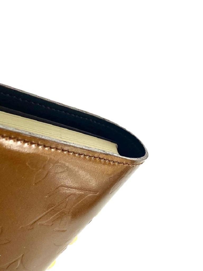 Louis Vuitton Marrón Grande Vanlady Diario Sketch Monograma Vernis Cobre Bronce N en venta 2