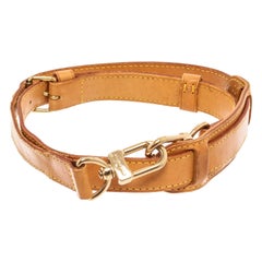 Louis Vuitton Brown Leather Bandouliere Adjustable Shoulder Strap