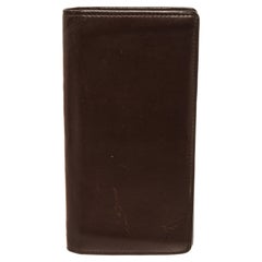 Louis Vuitton Brown Leather Brazza Wallet