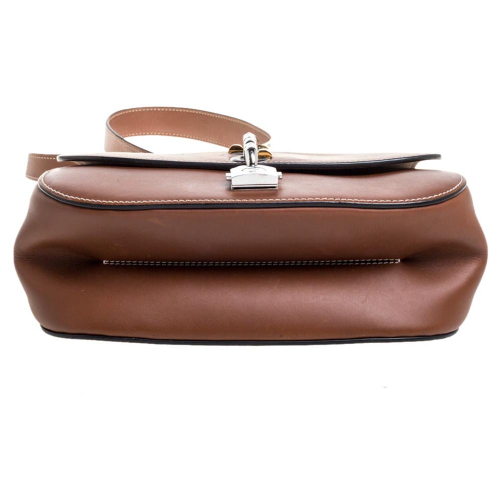 Louis Vuitton Brown Leather Chain It PM Bag 1