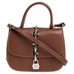 Used Louis Vuitton Brown Leather Chain It PM Bag