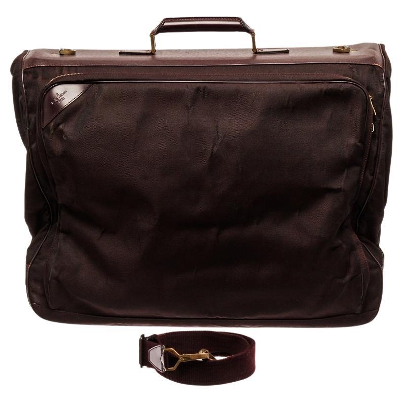 Louis Vuitton Brown Leather Garment Bag at 1stDibs luxury leather garment bag