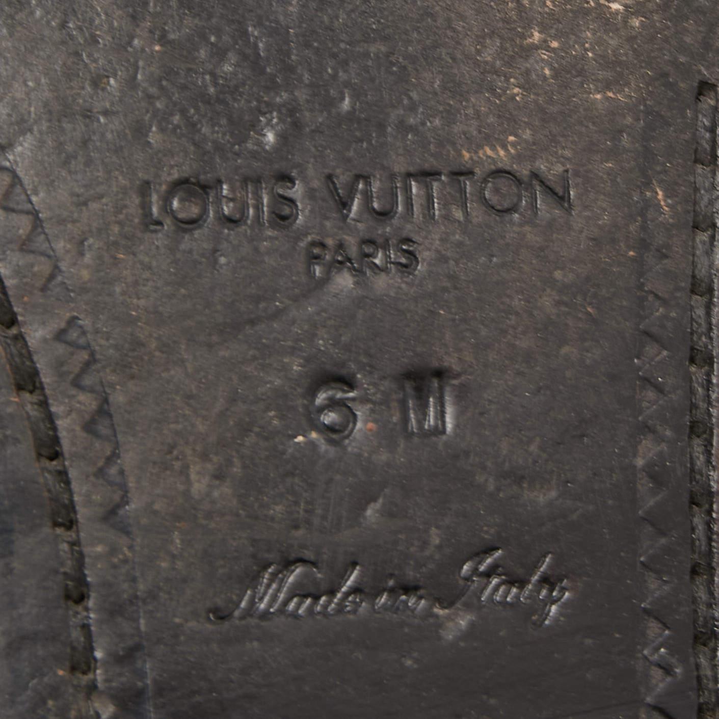 Louis Vuitton Mocassins en cuir Brown Taille 40 en vente 2