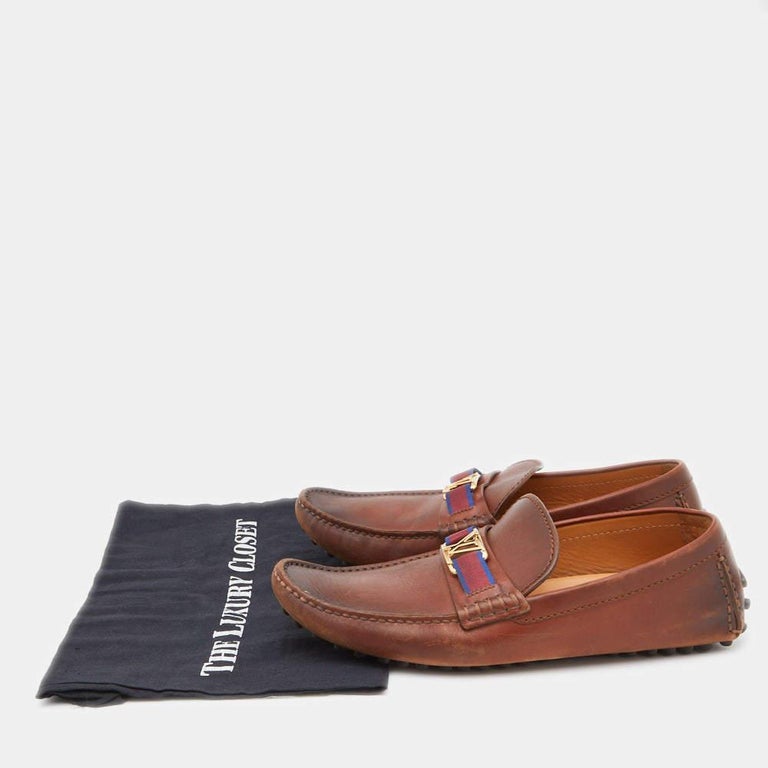 Louis Vuitton Men's Rare Moccasins Slippers Car Shoes Sneakers Slip-On  Shoes 41