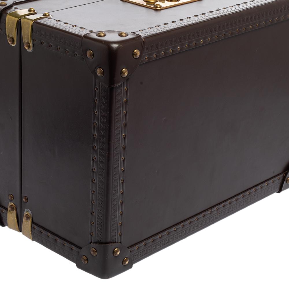 Louis Vuitton Brown Leather Jewelry Box 1