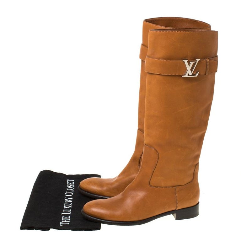 Louis Vuitton Brown Legacy Riding Knee Boots For Sale at 1stDibs | louis vuitton cowboy boots, louis vuitton boots knee high, louis vuitton riding boots