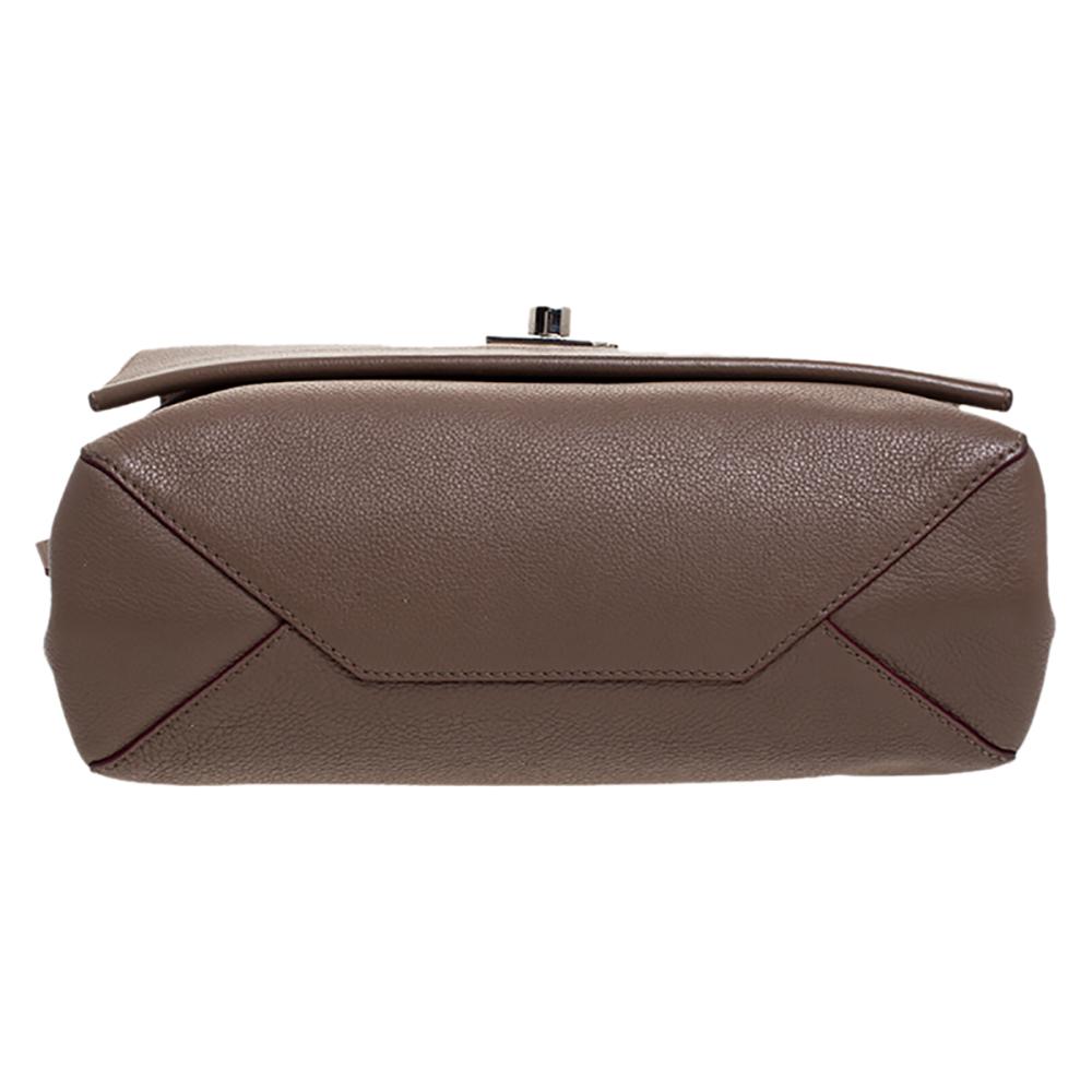 Louis Vuitton Brown Leather Lockme II Bag 5
