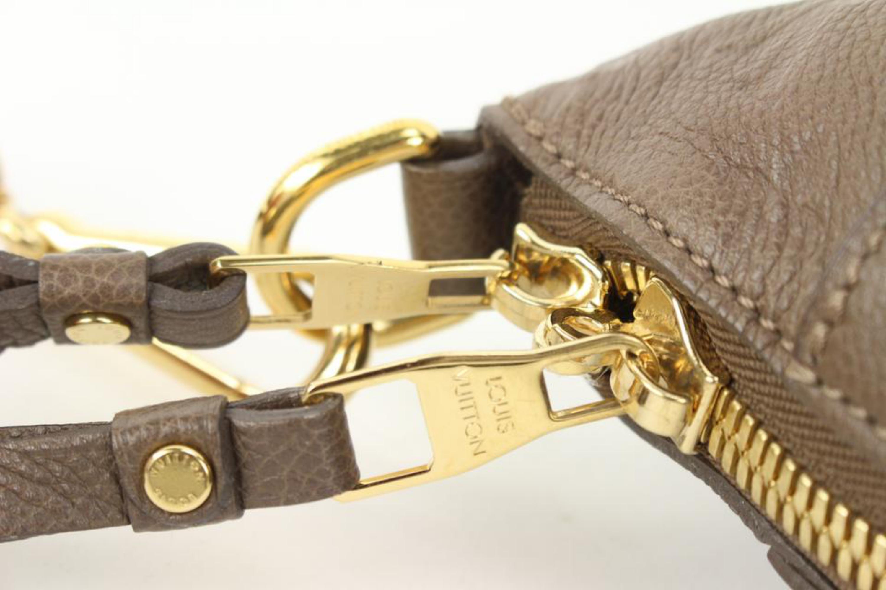 Women's Louis Vuitton Brown Leather Monogram Empreinte Lumineuse GM 2way bag 68lk511s