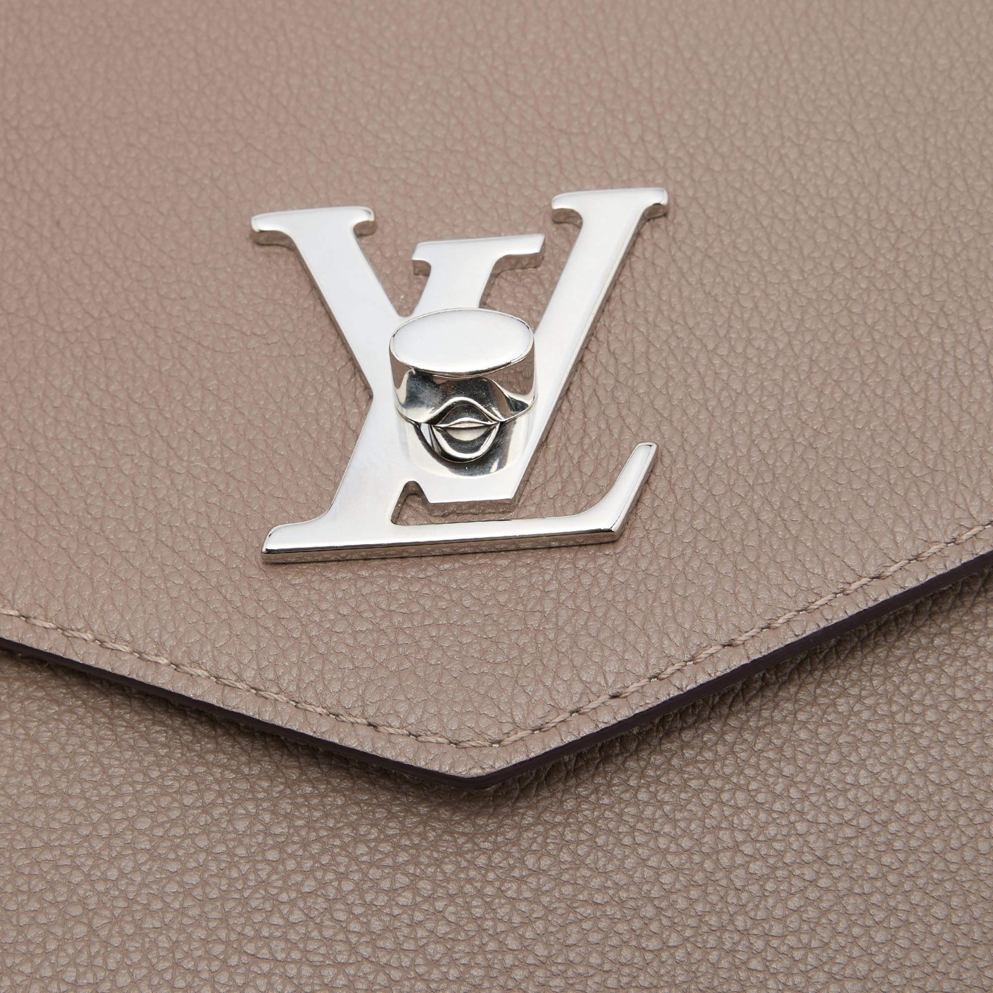 Louis Vuitton Brown Leather Mylockme Ever BB Bag 10