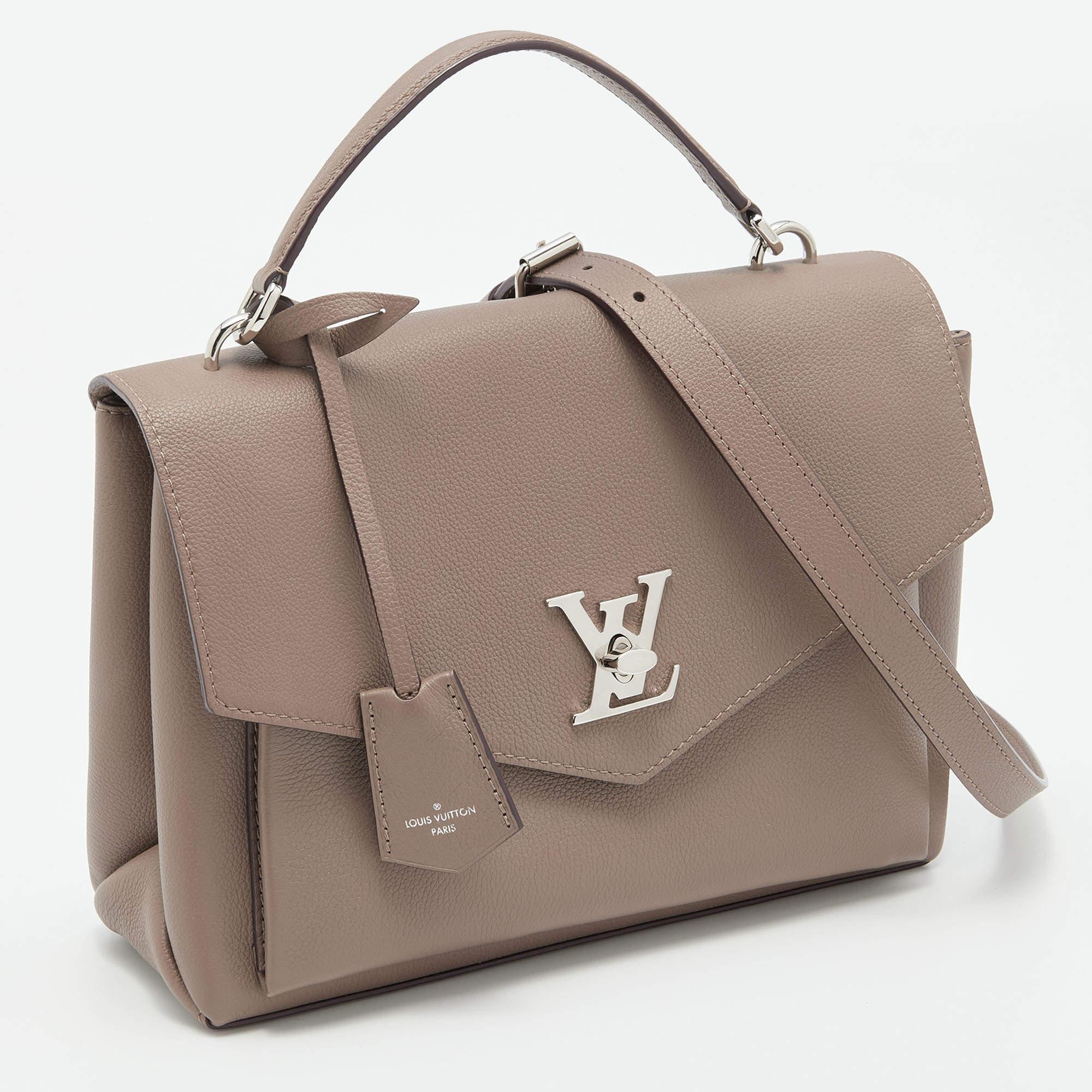 Women's Louis Vuitton Brown Leather Mylockme Ever BB Bag
