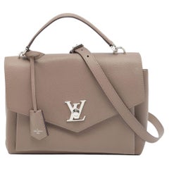 Louis Vuitton Brown Leather Mylockme Ever BB Bag