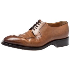 Louis Vuitton Brown Leather Oxfords Size 42