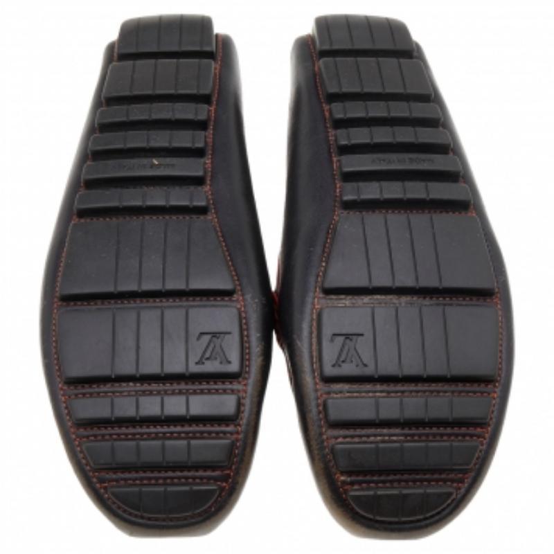 Donna Louis Vuitton, pelle marrone con chiusura a S, mocassini taglia 39 in vendita