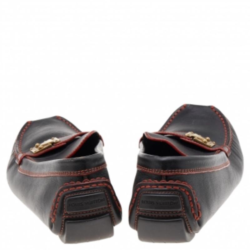 Louis Vuitton, pelle marrone con chiusura a S, mocassini taglia 39 in vendita 2