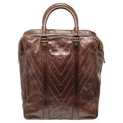 Louis Vuitton Brown Leather Soana Cabas Tote Bag