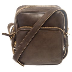 Louis Vuitton Brown Leather Trotteur MM Shoulder Bag