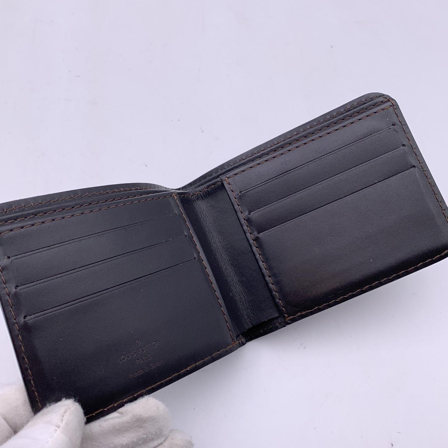 Louis Vuitton Brown Leather Utah Men Bifold Wallet 3