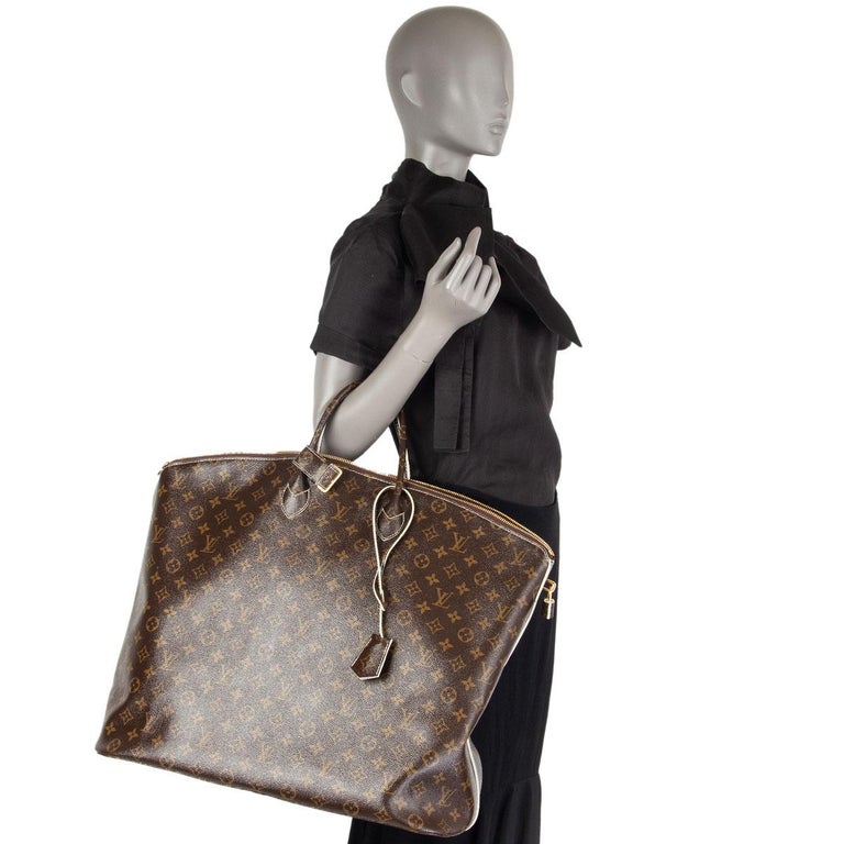 Louis Vuitton Accessory Pouch Brown Leather Cloth ref.685081 - Joli Closet
