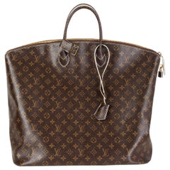 LOUIS VUITTON brown LOCKIT VOYAGE MONOGRAM FETISH Carry-OnBag