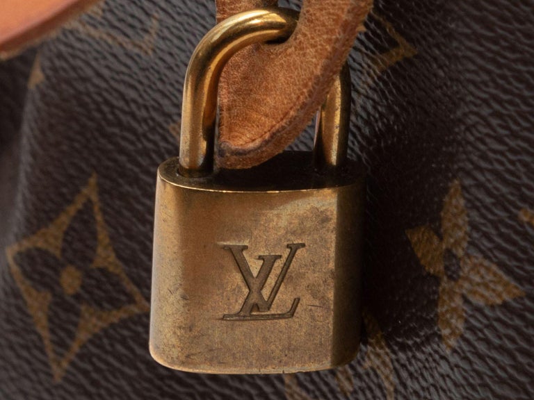 Louis Vuitton Brown Logo 30 CM Speedy Bag 4