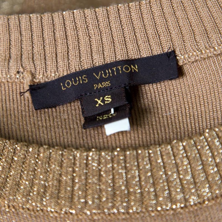 brown lv sweater