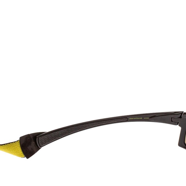 Louis Vuitton Brown LV Cup M80659 Shield Sport Sunglasses at 1stDibs