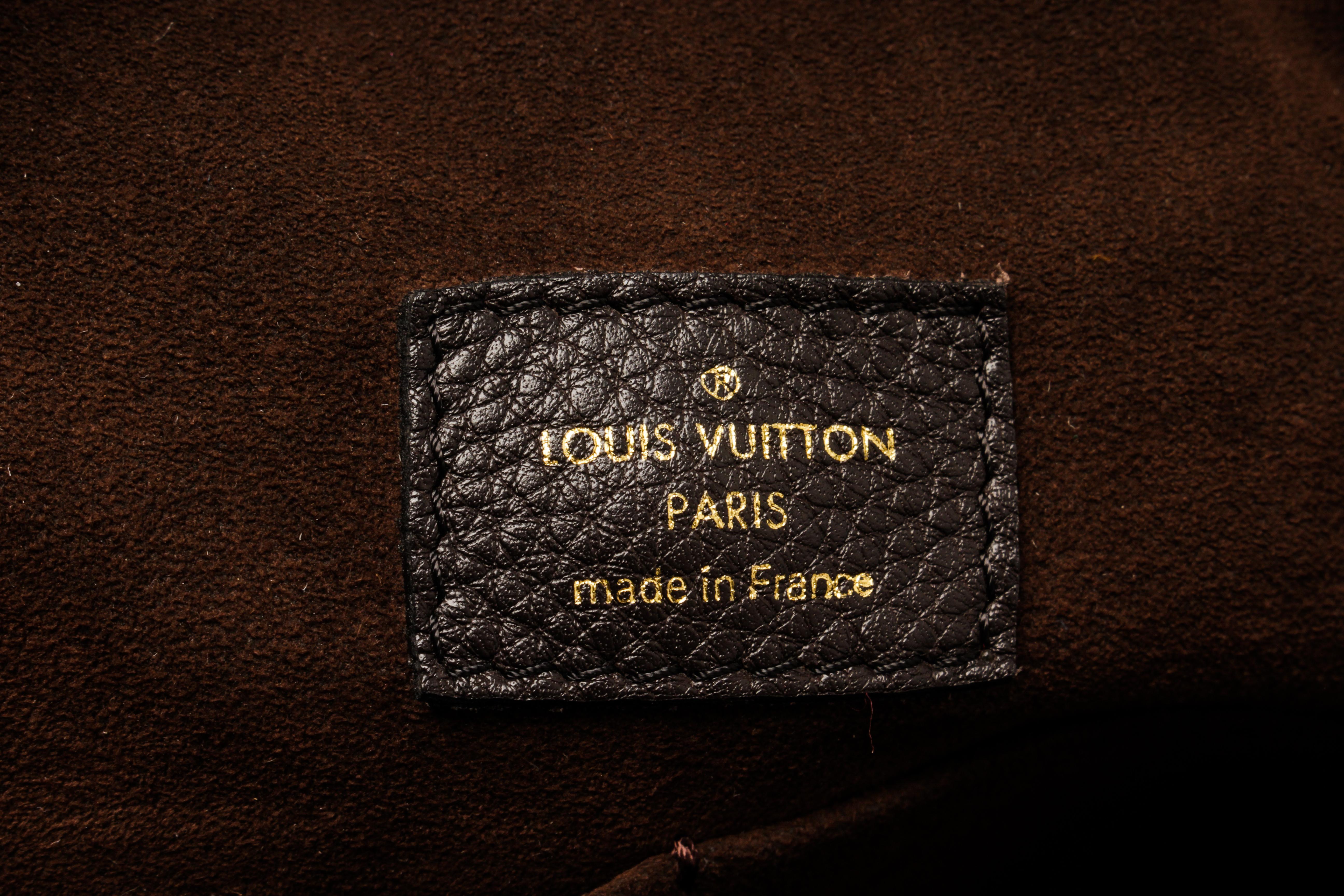 Louis Vuitton Brown Mahina Leather Lunar GM Hobo Bag 5