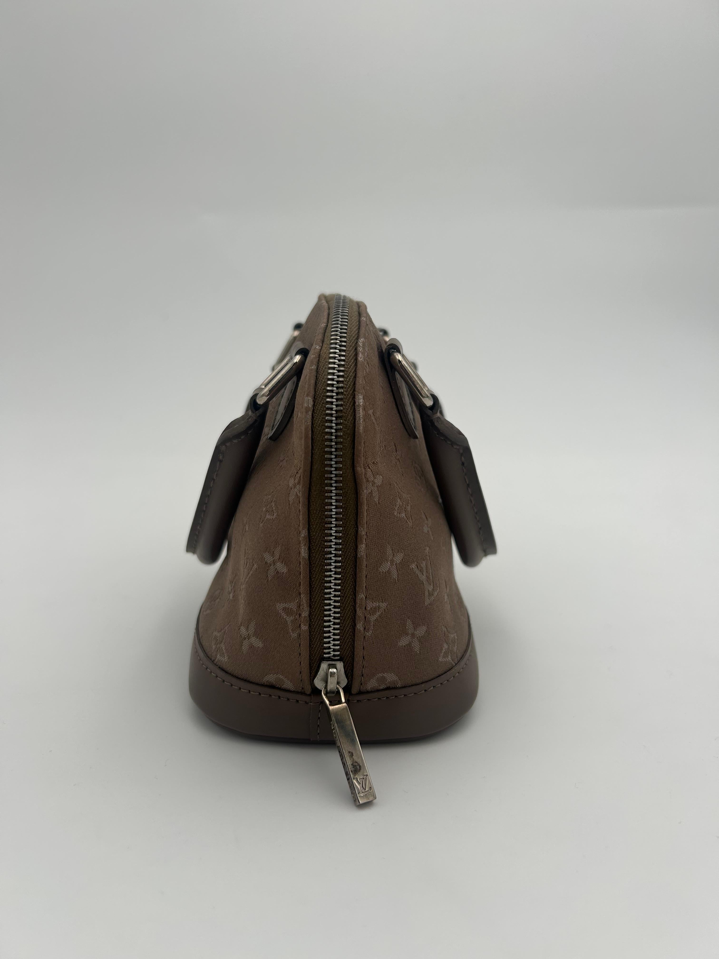 da uomo o donna Louis Vuitton Mini Alma Marrone in vendita